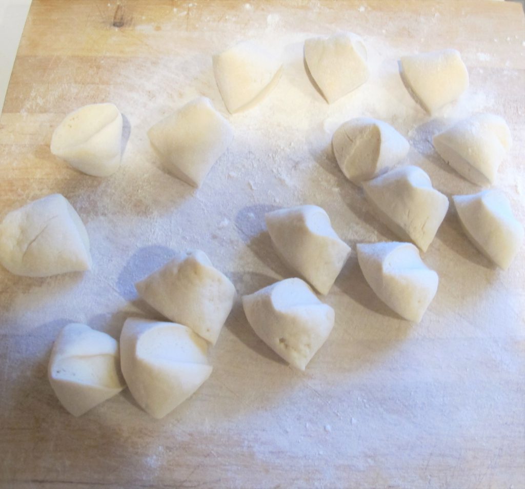 Dough Pieces for dumplings