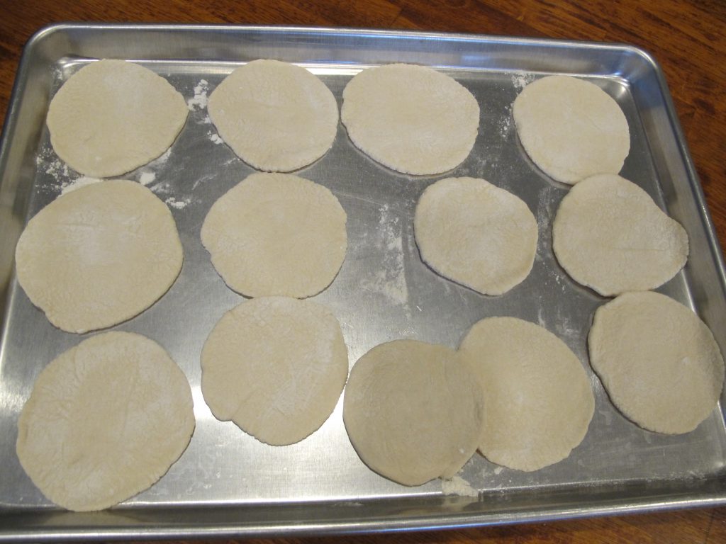 Dough pieces for dumpling