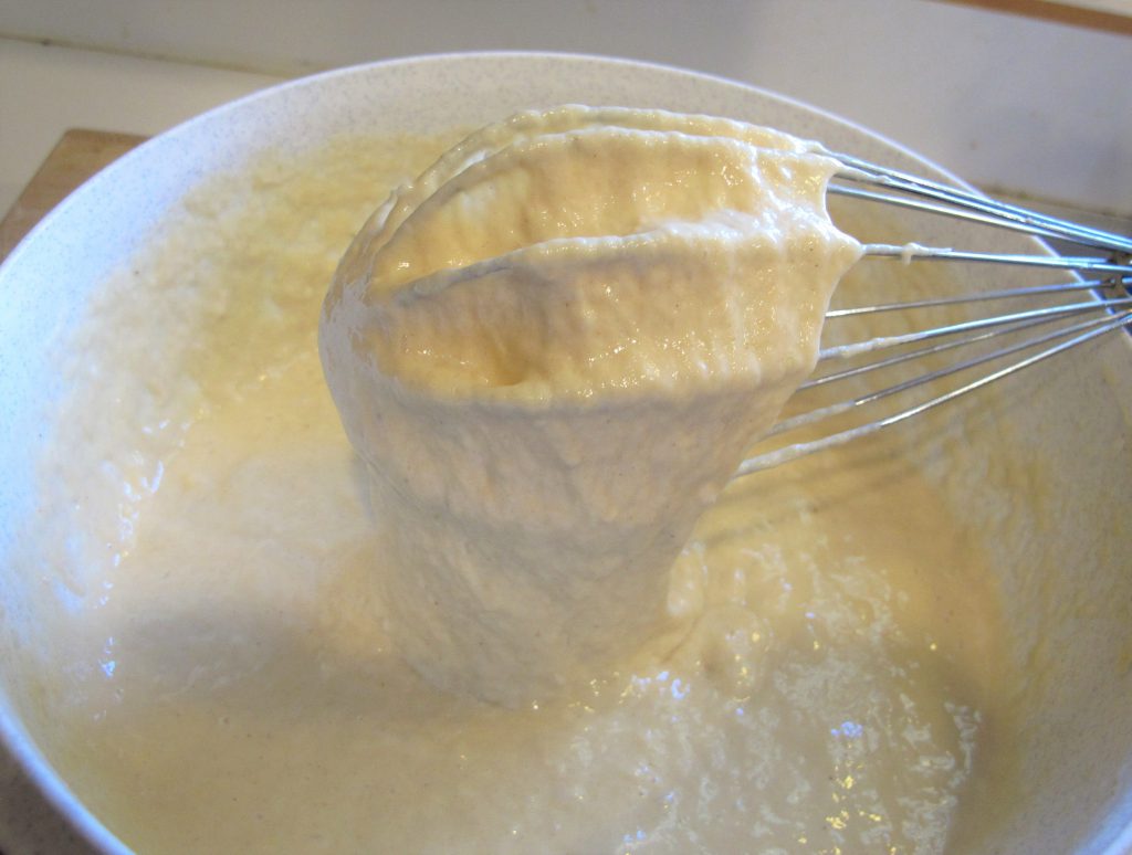 Grown mixed flour paste 
