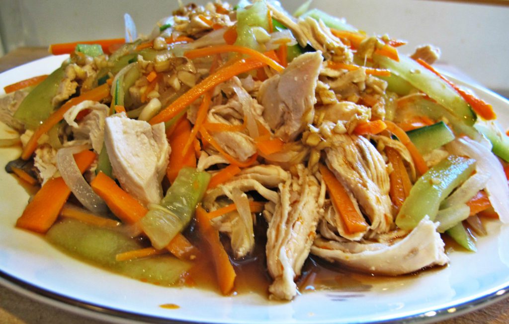Cool chicken with Mixed Vegetables