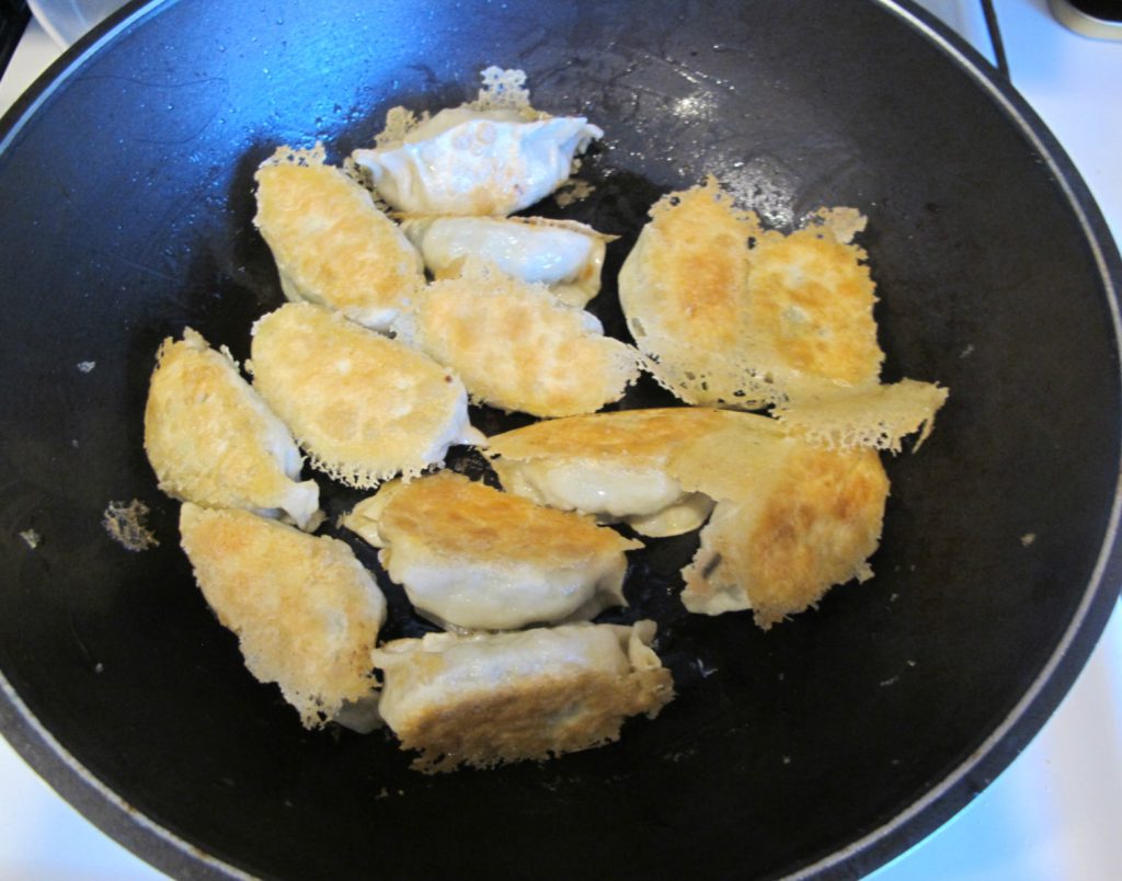 Frying dumplings 003