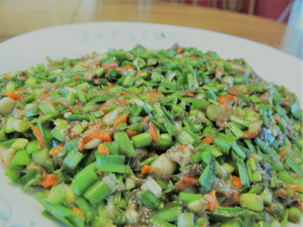 pork chive dumplings filler