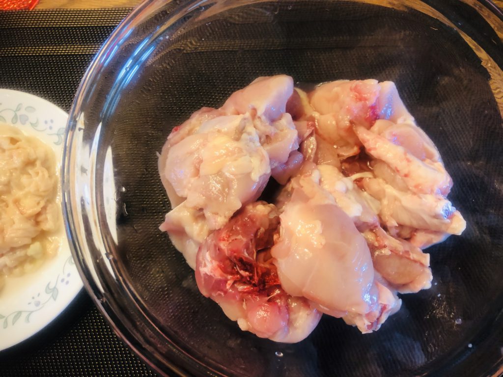 Cut Chicken to Big Pieces