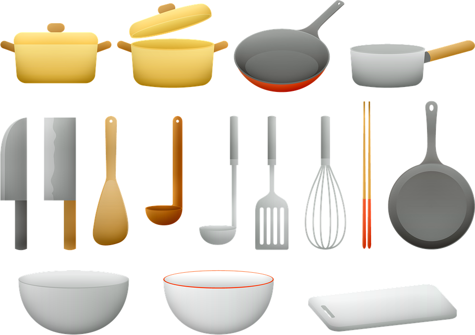 Basic Kitchenware and Cooking Utensils